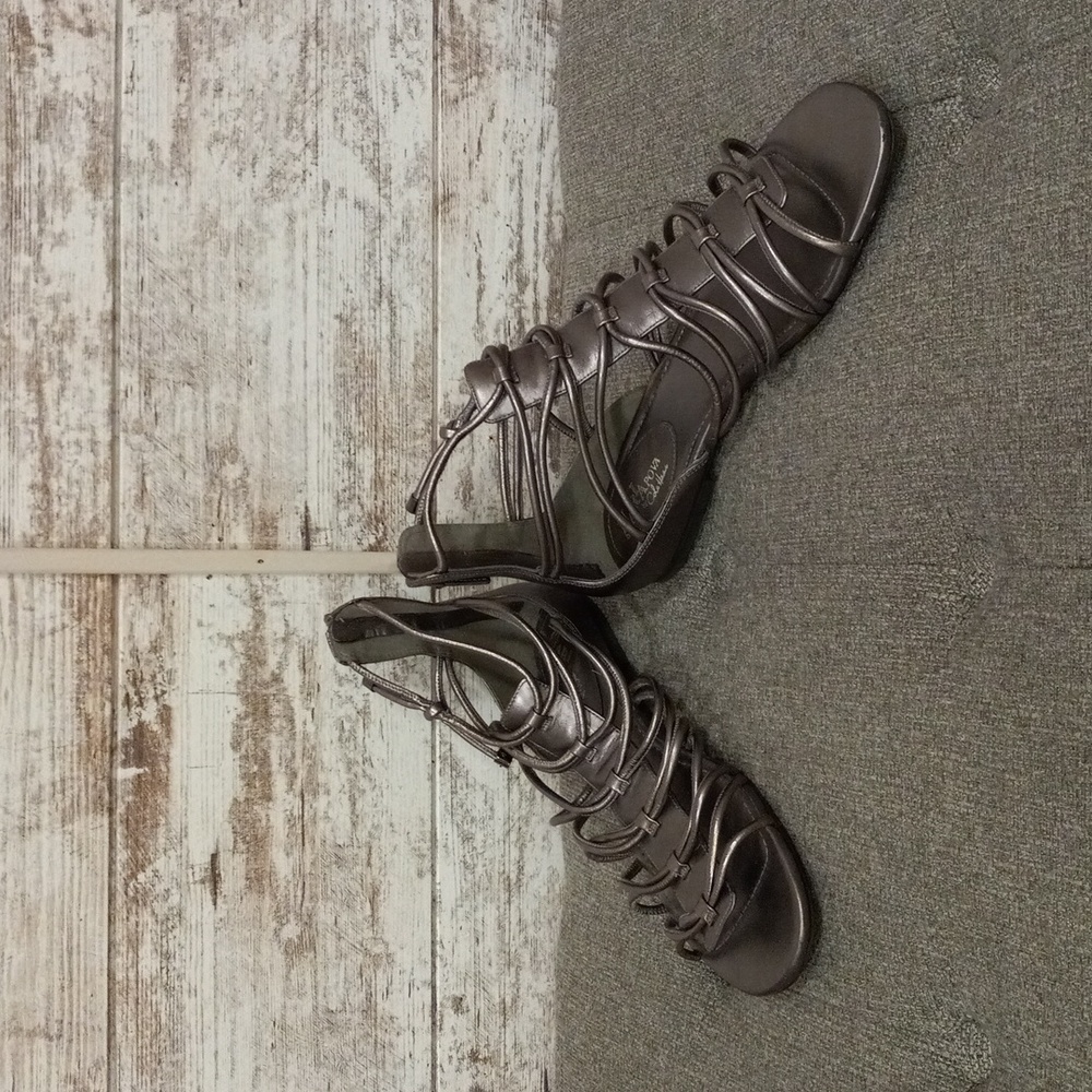 Silver Sandals - image 4